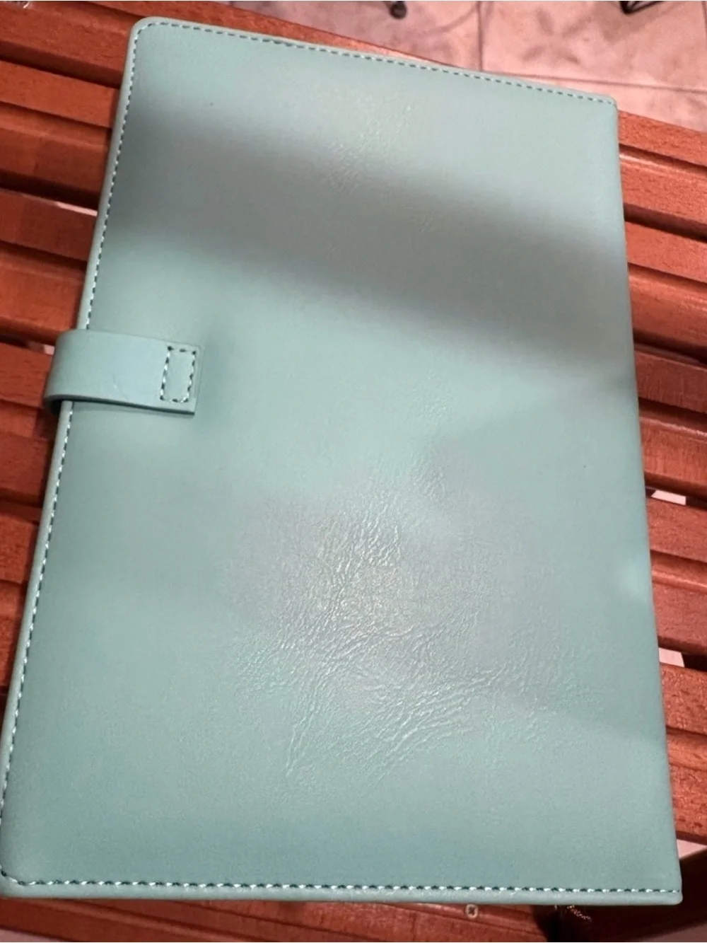 Tiffany & Co. Aqua Leather Journal with Notebook